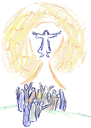 Drawing: the Ascension of Christ